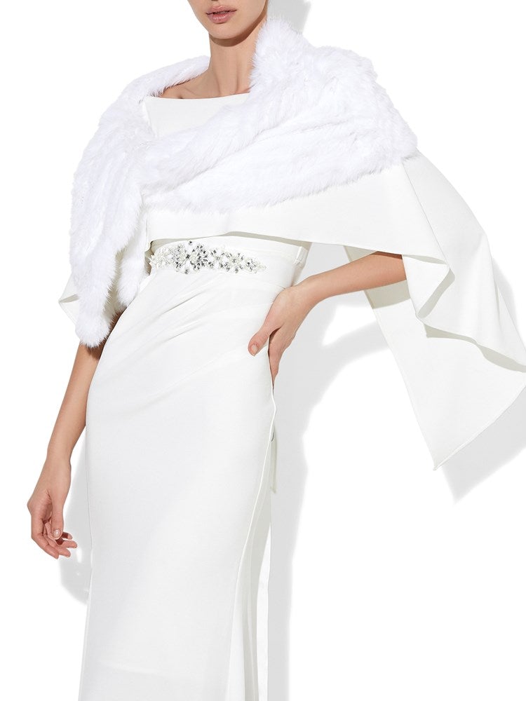 Daniela White Wrap by Montique