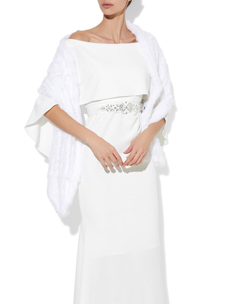 Daniela White Wrap by Montique