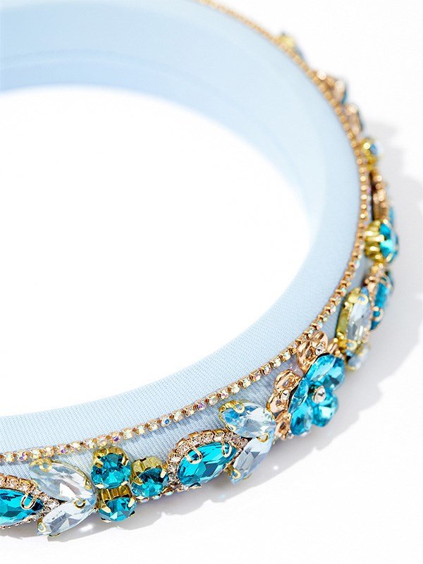 Daphne Sky Blue Headband by Montique