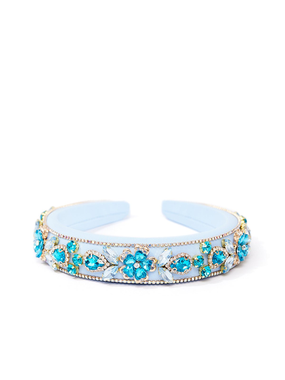 Daphne Sky Blue Headband by Montique