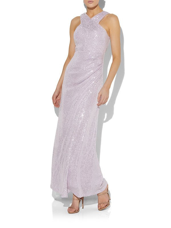 Elsa Lavender Sequin Gown by Montique