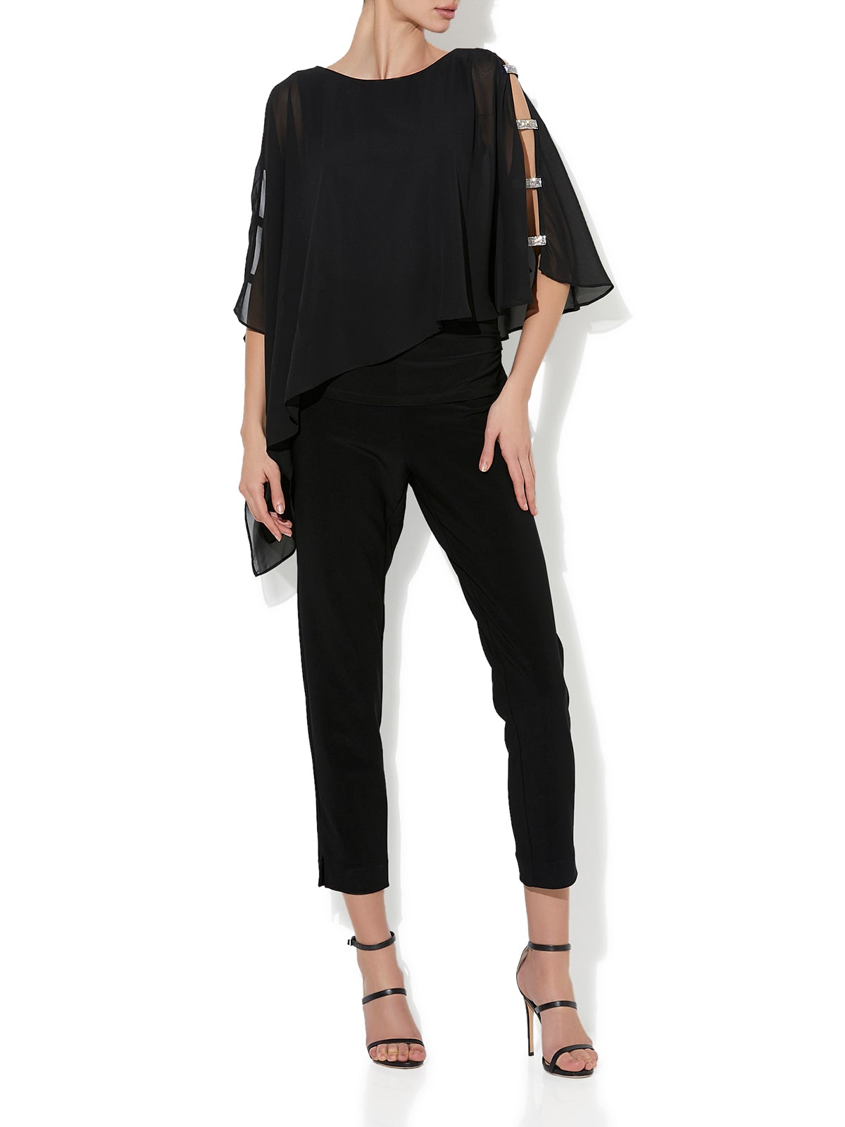 Francis Chiffon Overlay Top by Montique