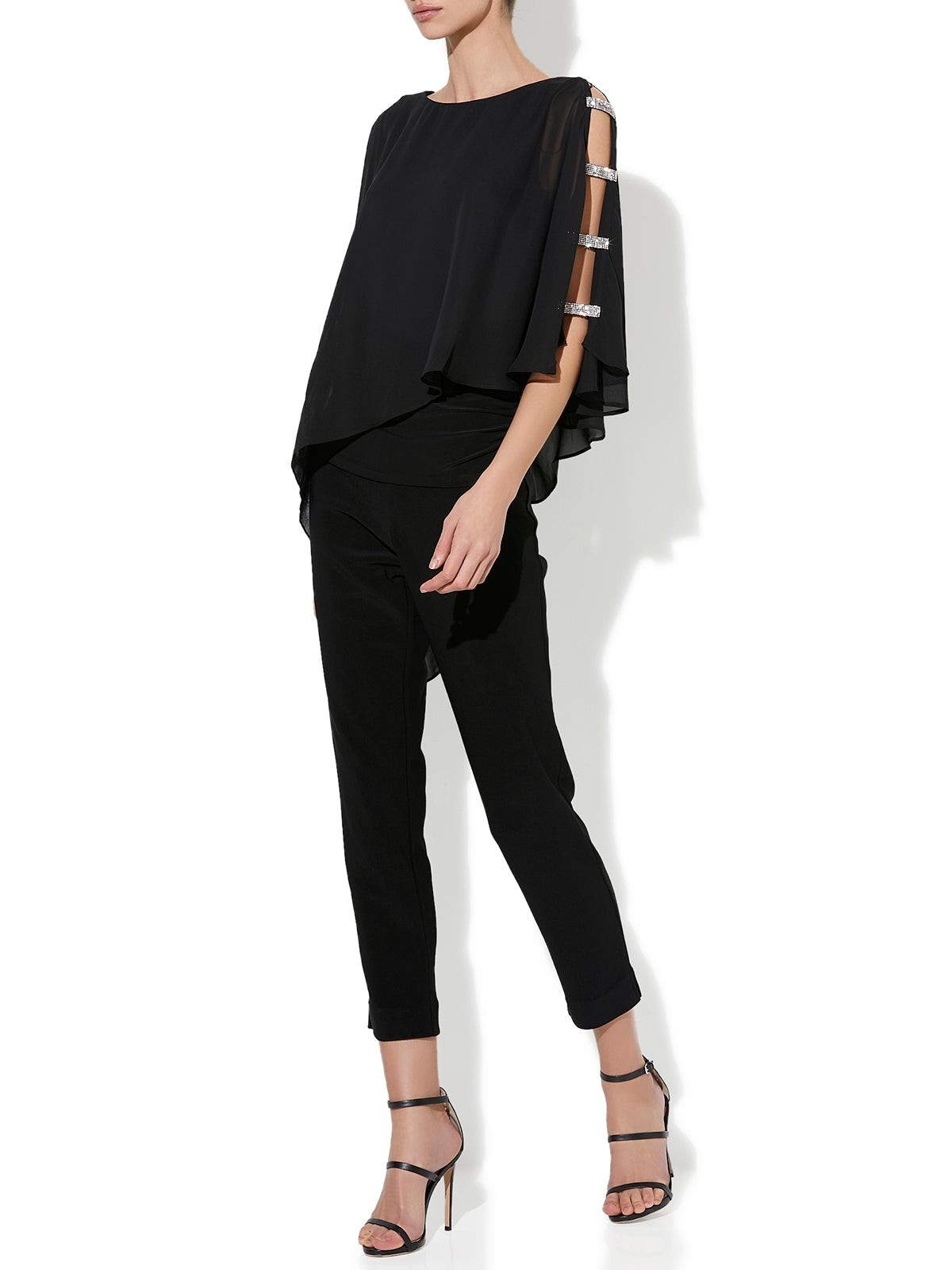 Francis Chiffon Overlay Top by Montique