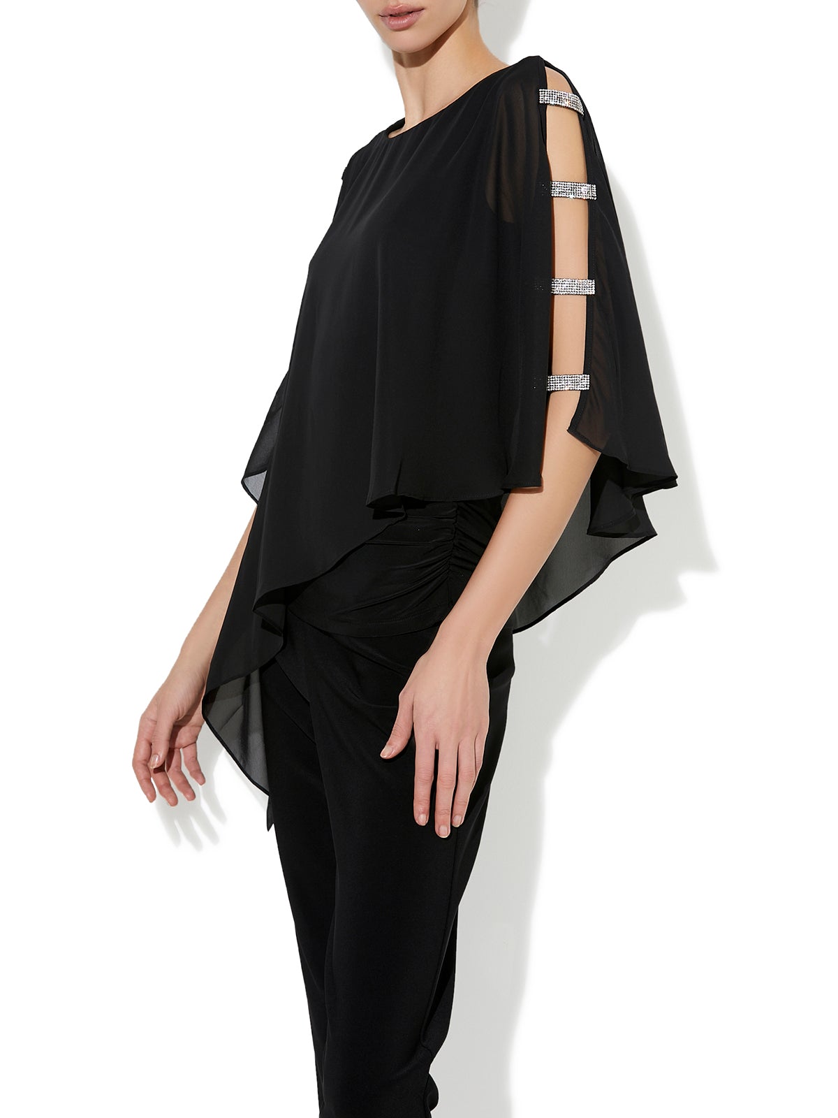 Francis Chiffon Overlay Top by Montique