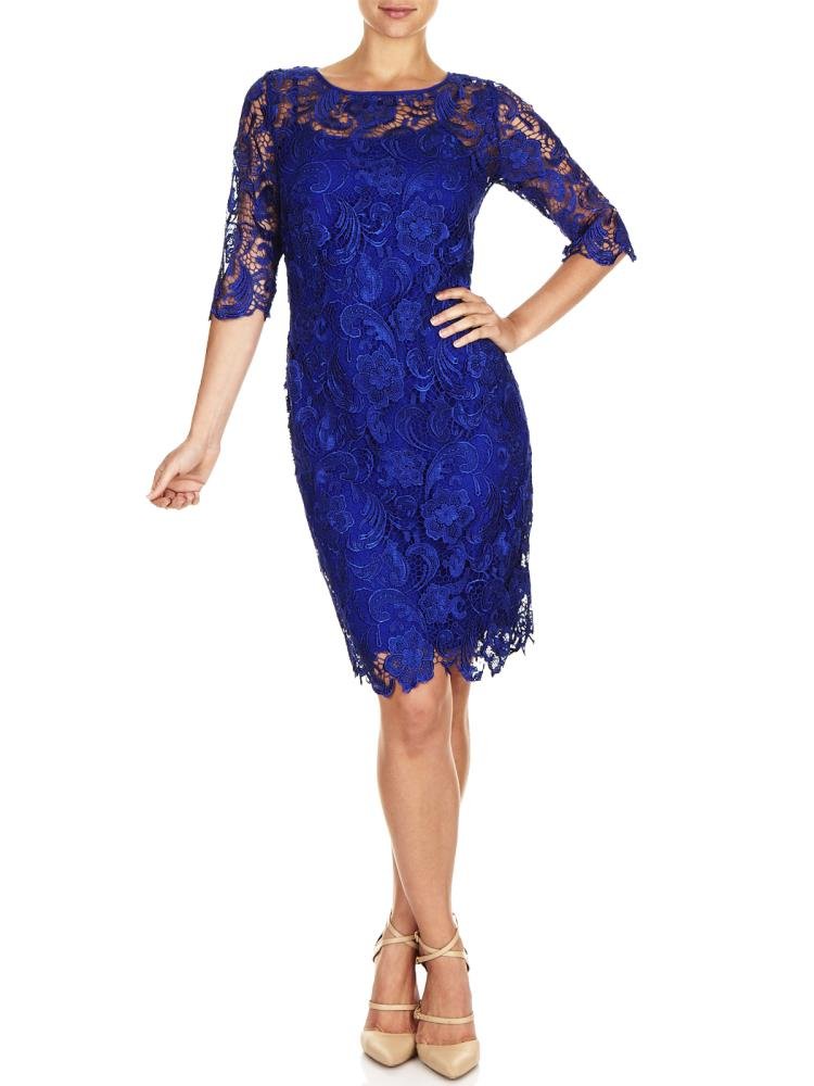 Gia Guipure Lace Shift by Montique