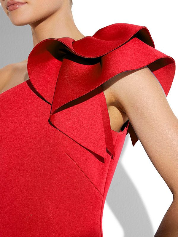 Jamie Tangerine Cocktail Dress by Montique