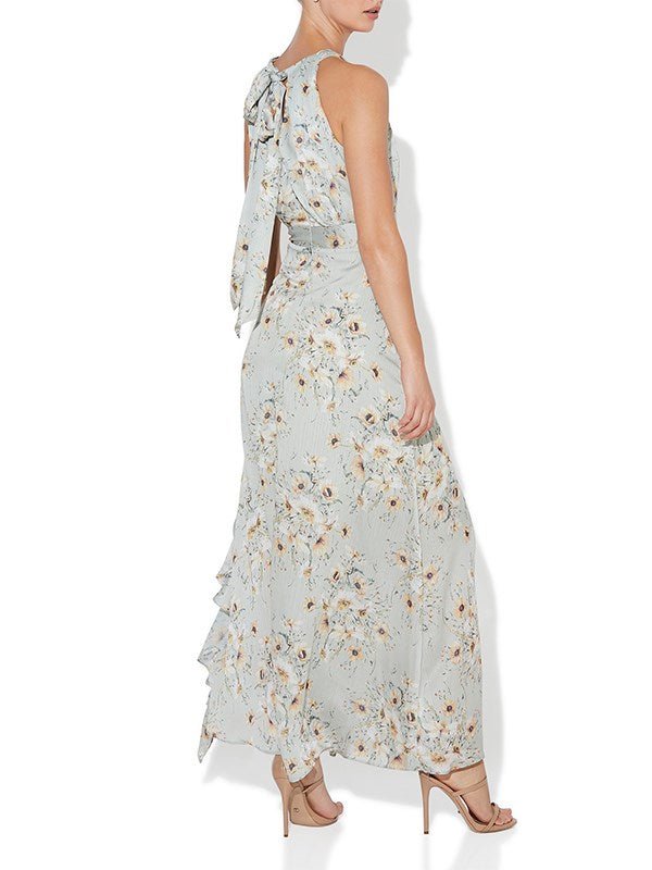 Lyla Sage Print Maxi by Montique