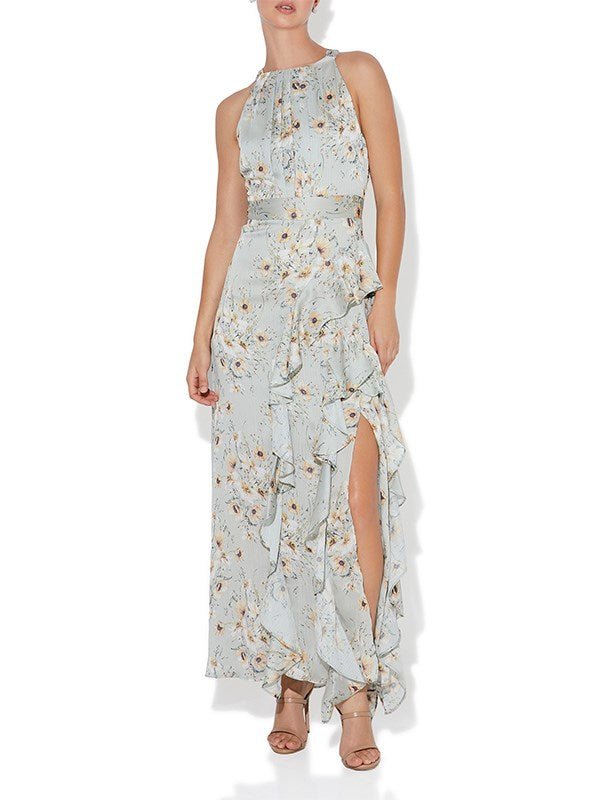 Lyla Sage Print Maxi by Montique