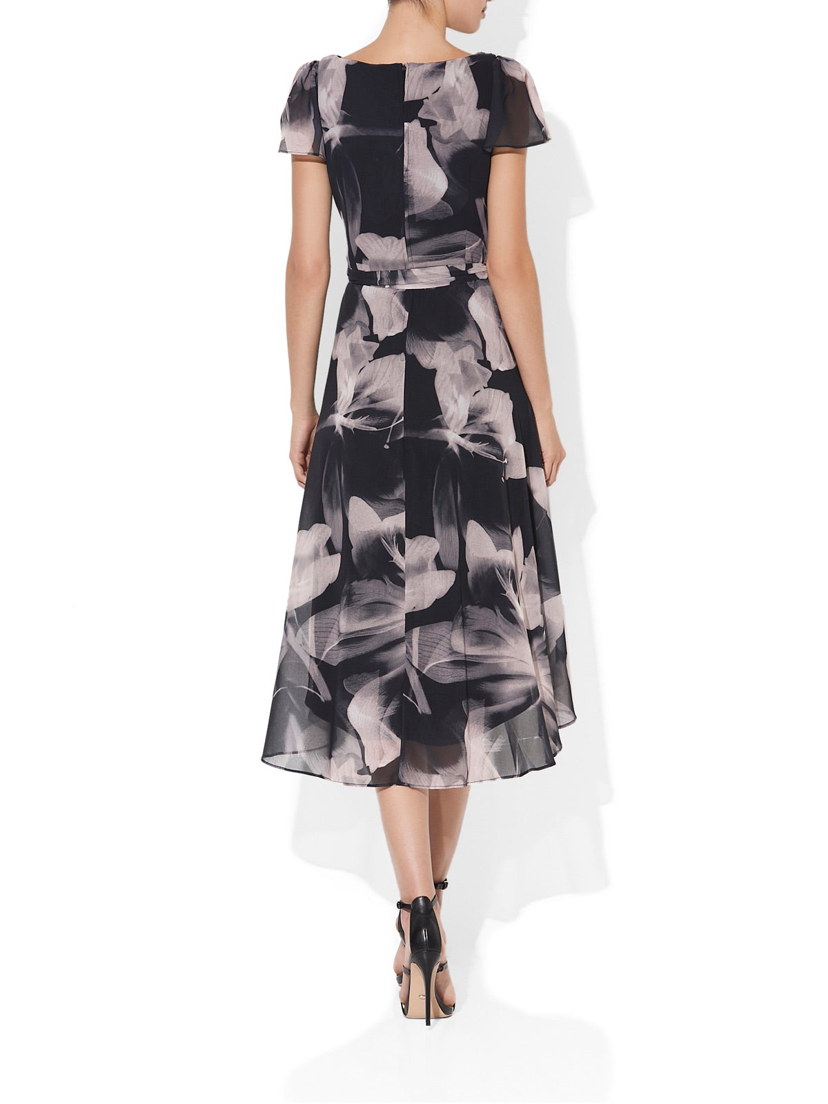 Michelle Chiffon Print Dress by Montique