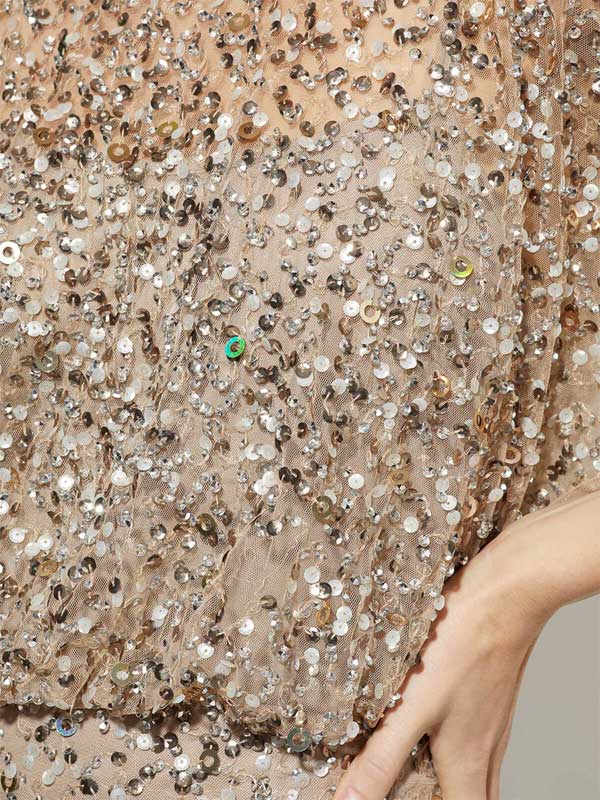 Mimi Hand Beaded Gown by Montique