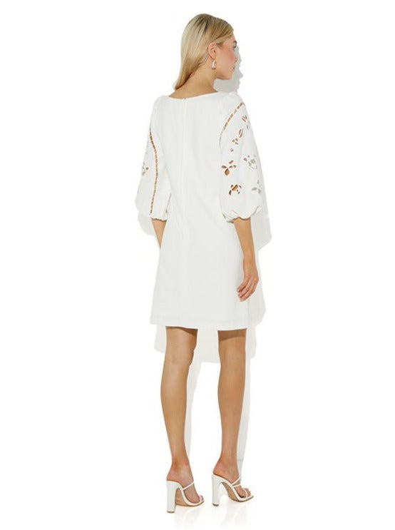 Online Exclusive - Annie White Shift Dress by Montique