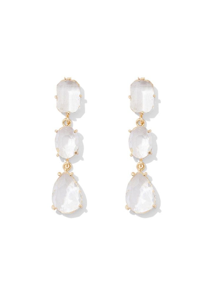 Rylee Gold Drop Earrings by Montique