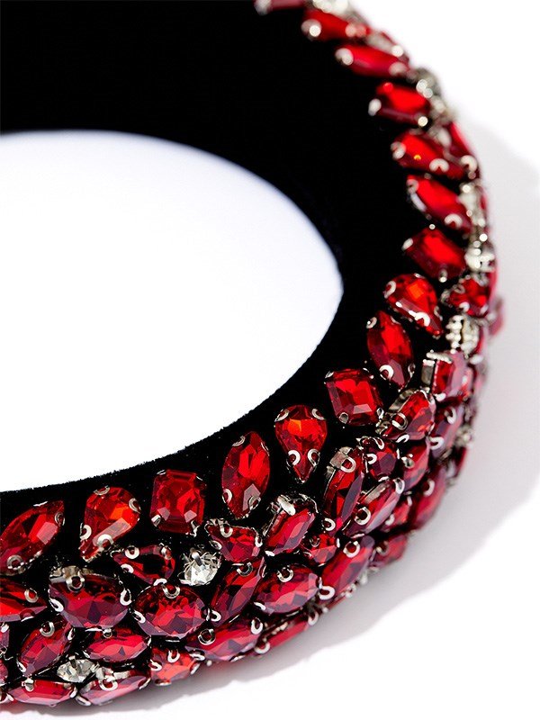 Sam Red Headband by Montique