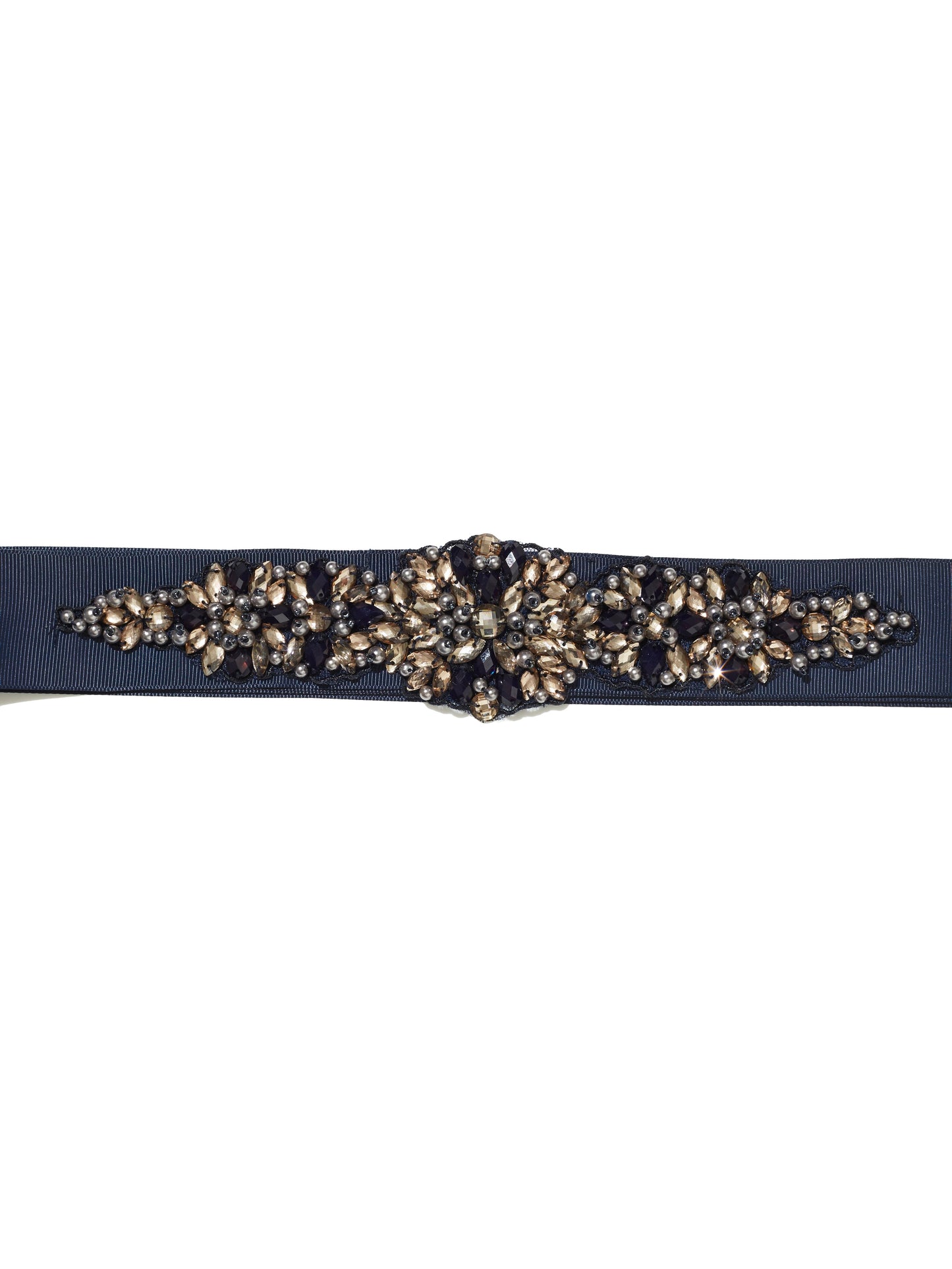 Tara Beaded Ribbon Belt by Montique