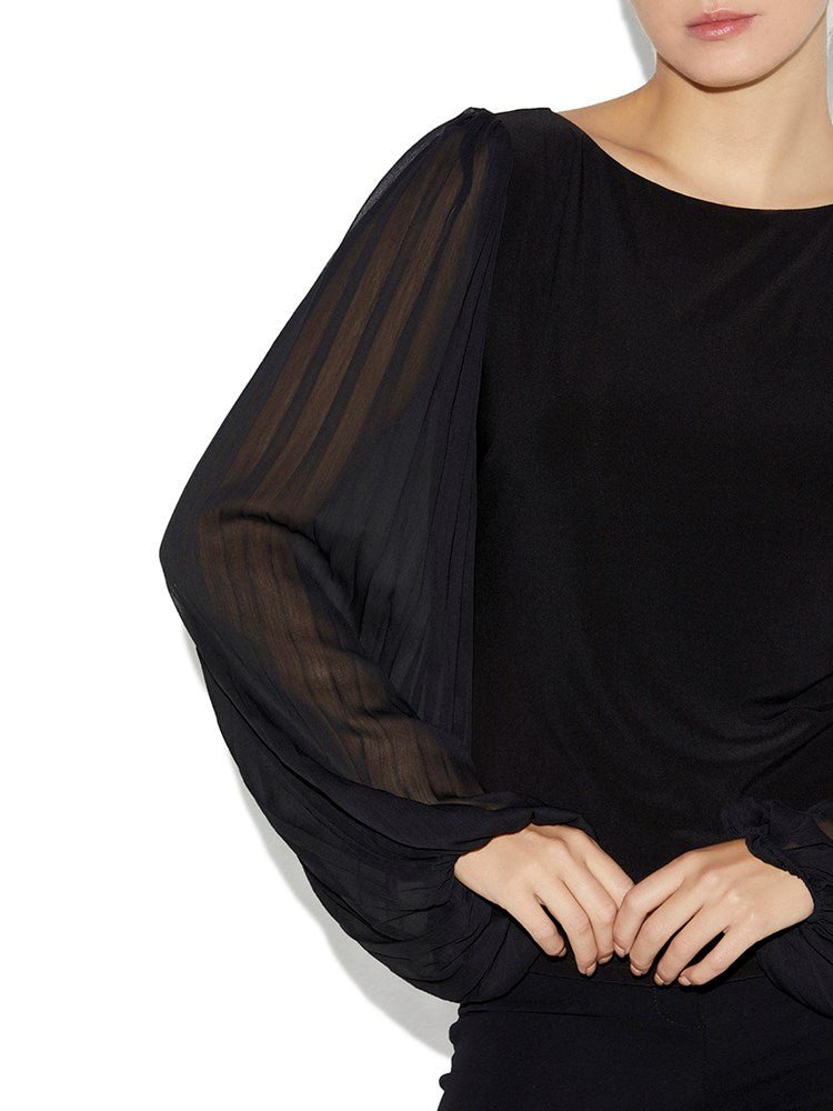 Zander Black Top by Montique