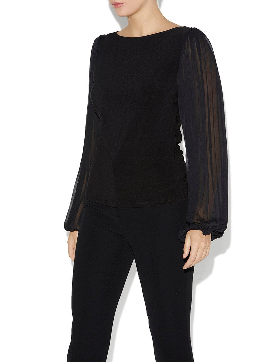 Zander Black Top by Montique
