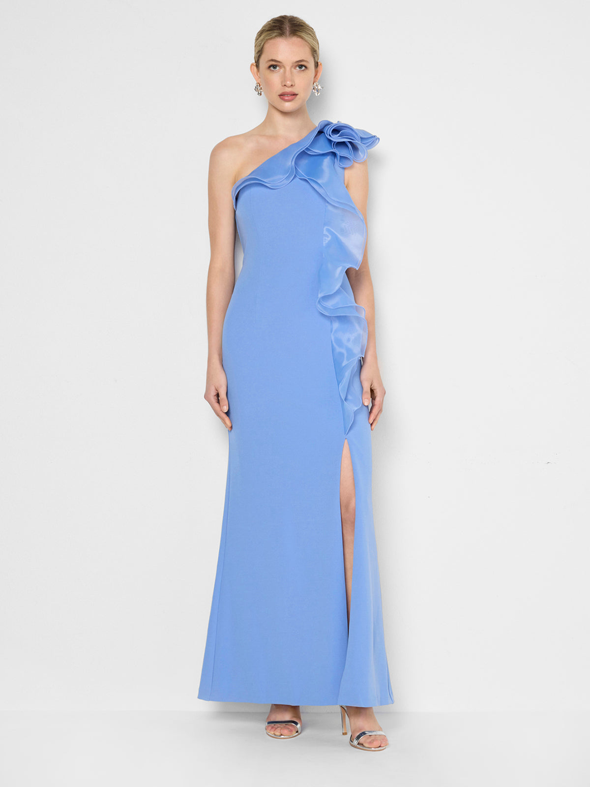 Adelyn Periwinkle Organza Gown