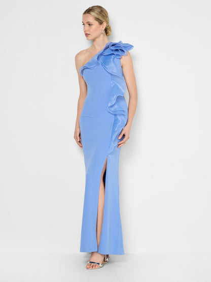 Adelyn Periwinkle Organza Gown