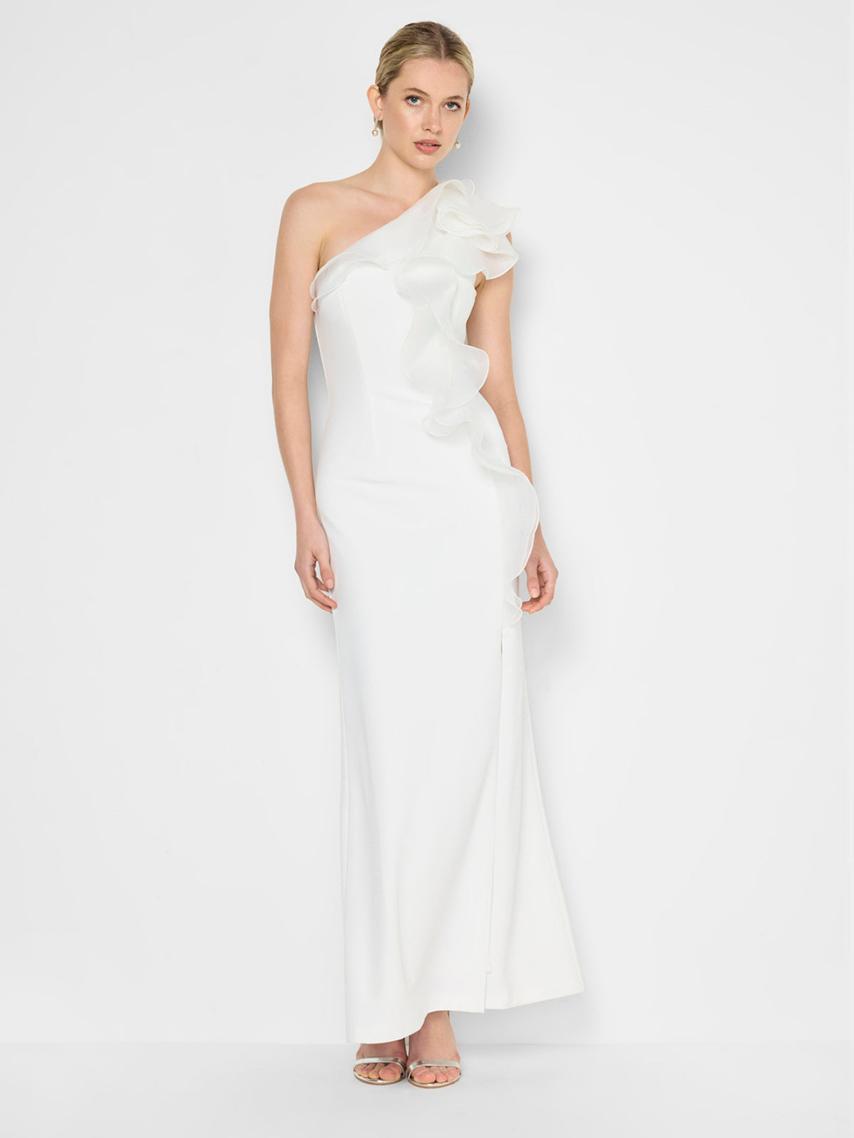 Adelyn Ivory Organza Gown