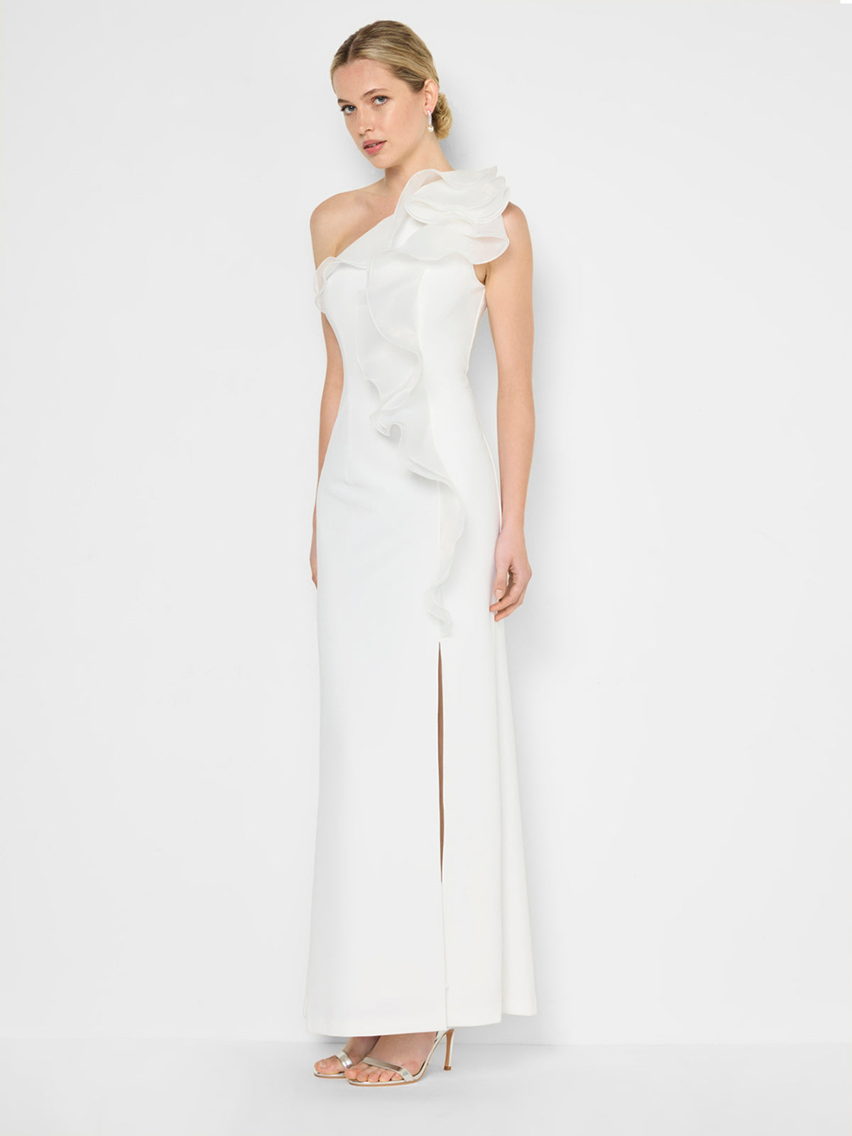 Adelyn Ivory Organza Gown