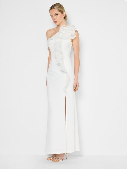 Adelyn Ivory Organza Gown