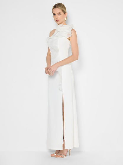 Adelyn Ivory Organza Gown