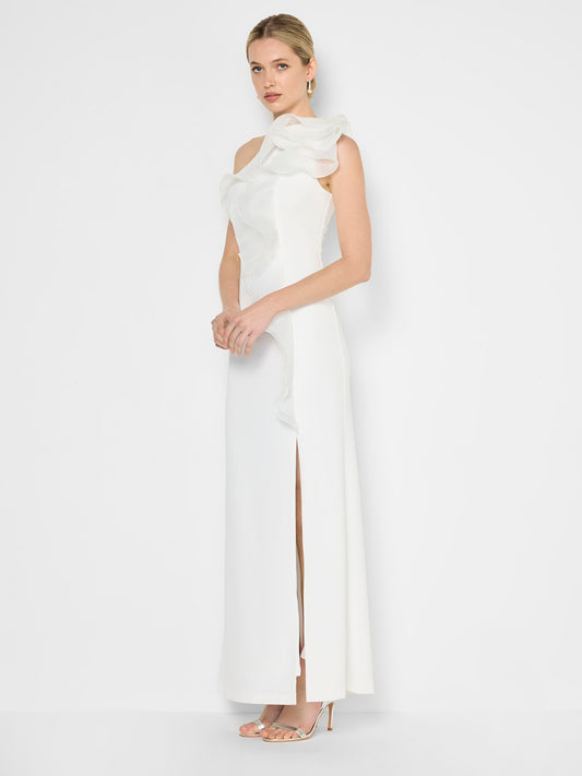 Adelyn Ivory Organza Gown