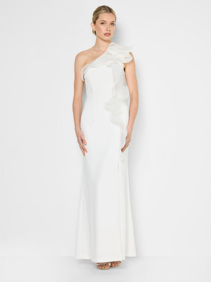 Adelyn Ivory Organza Gown