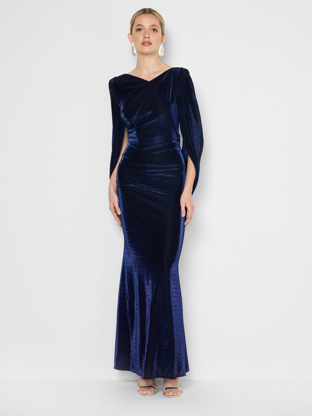 Sydney Sapphire Metallic Gown