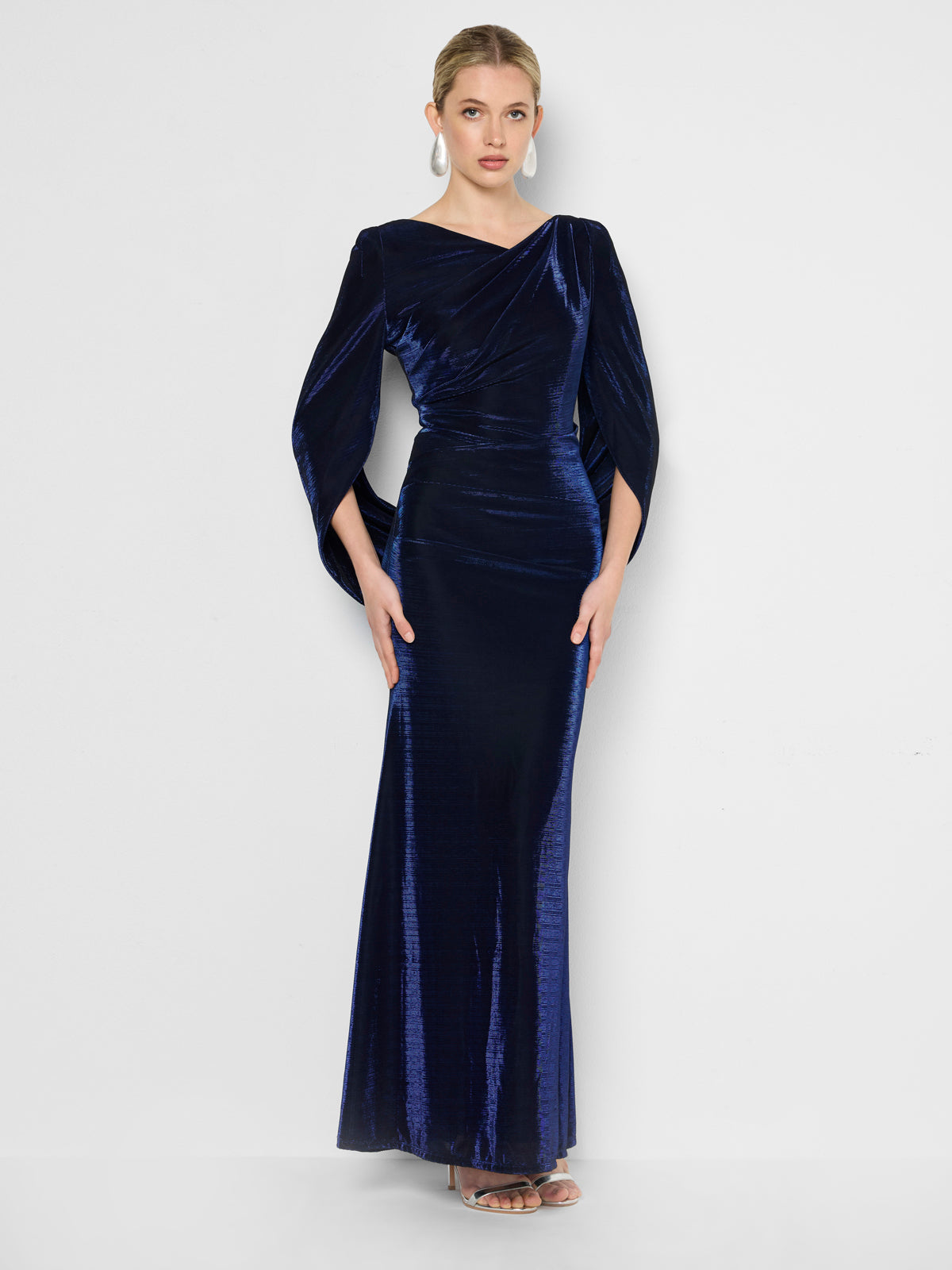 Sydney Sapphire Metallic Gown