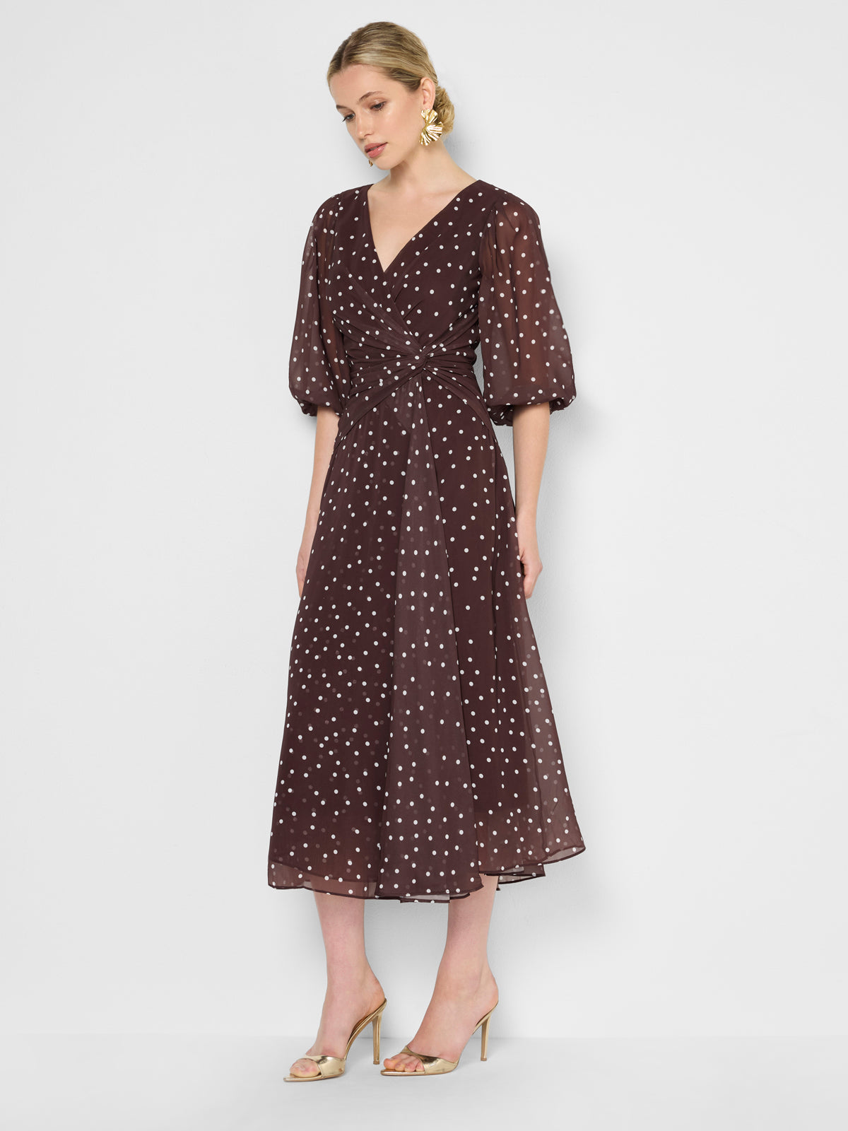 Tyra Sport Knot Front Dress