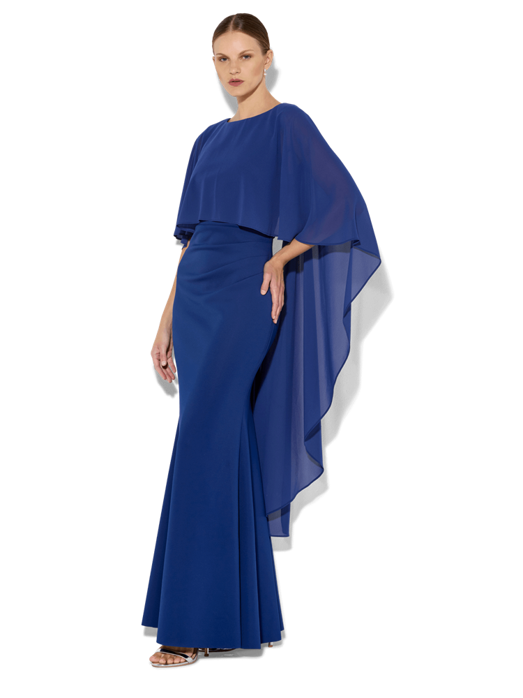 Adelaide Marine Overlay Gown