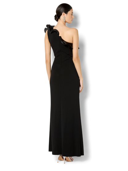 Adelyn Black Organza Gown