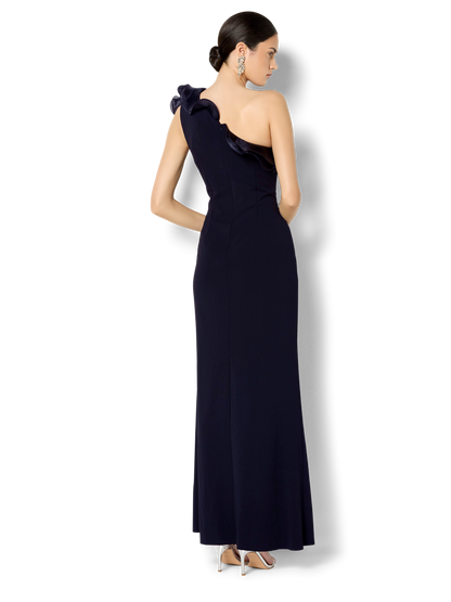 Adelyn Navy Organza Gown