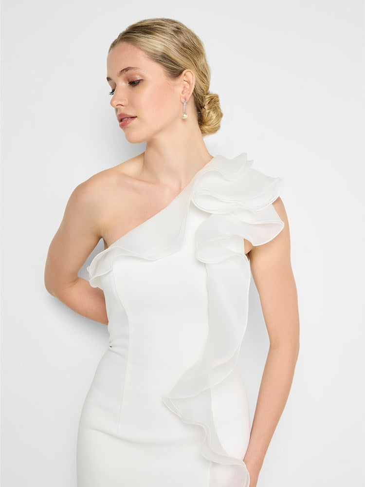 Adelyn Ivory Organza Gown
