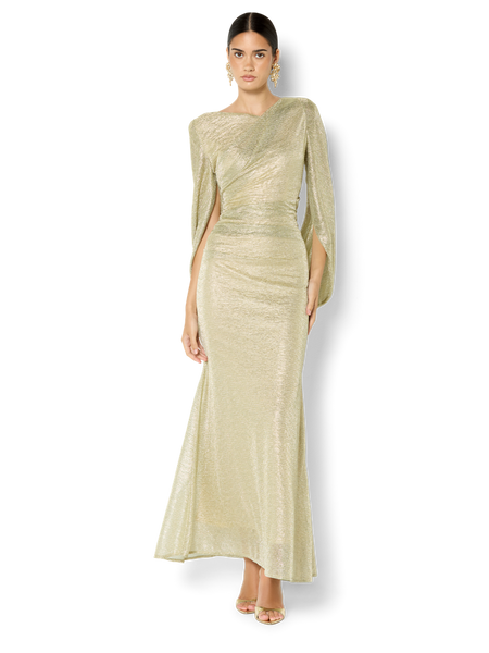 green emerald velvet dress Honey Couture EMPRISS Opal Blush Sequin Mermaid Evening Gown Dress main image 0