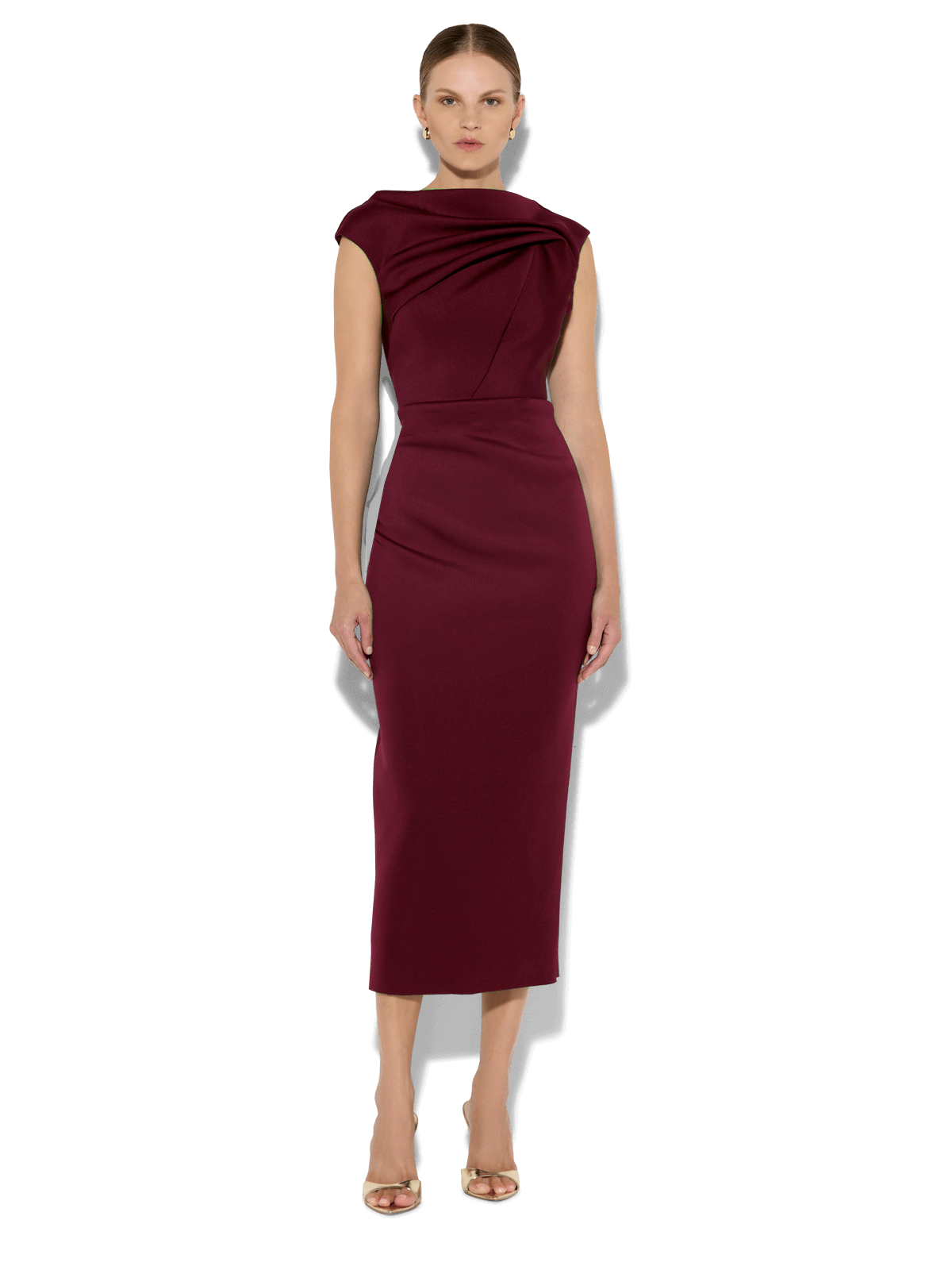 Anya Merlot Cocktail Dress