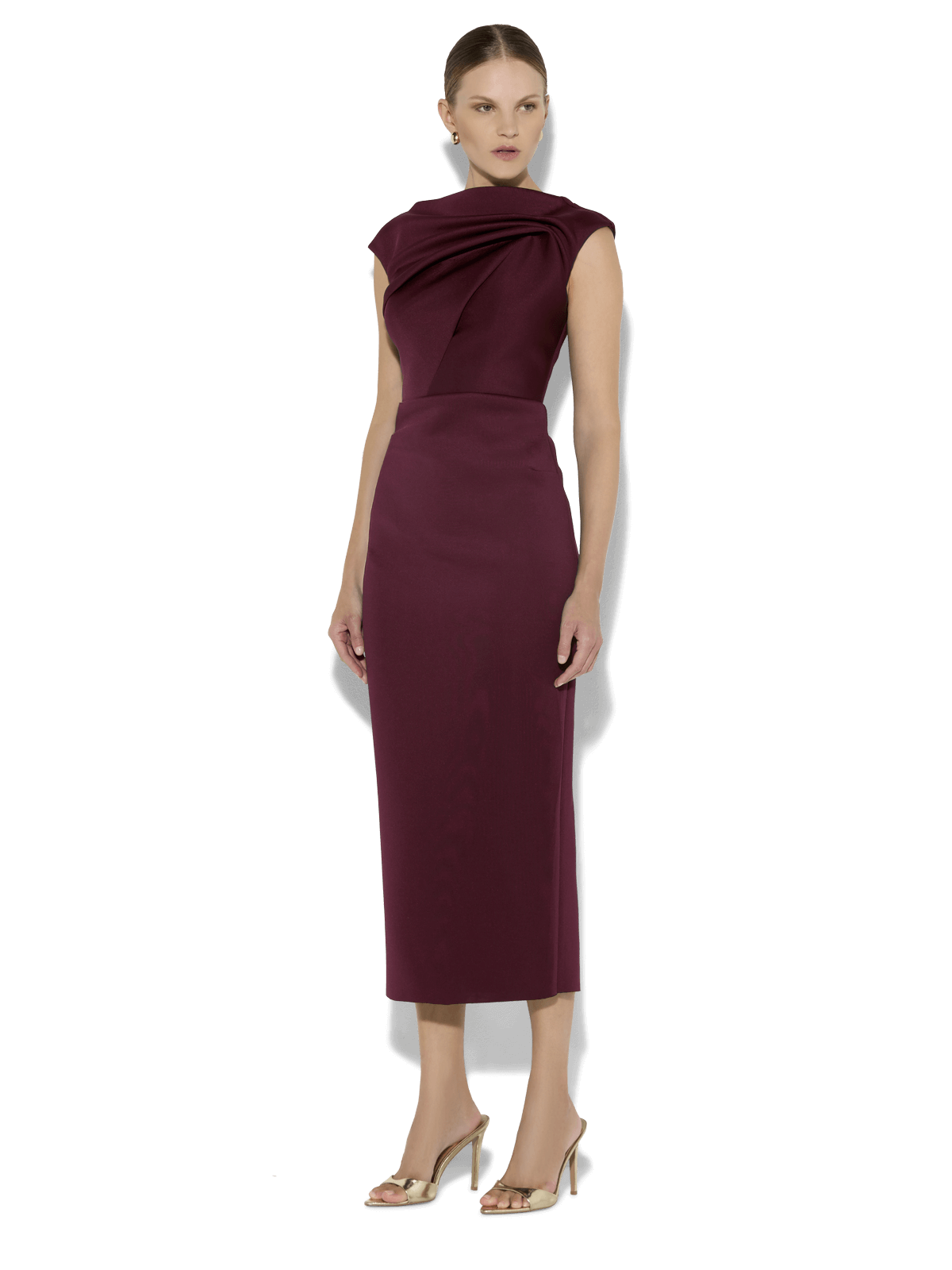 Anya Merlot Cocktail Dress