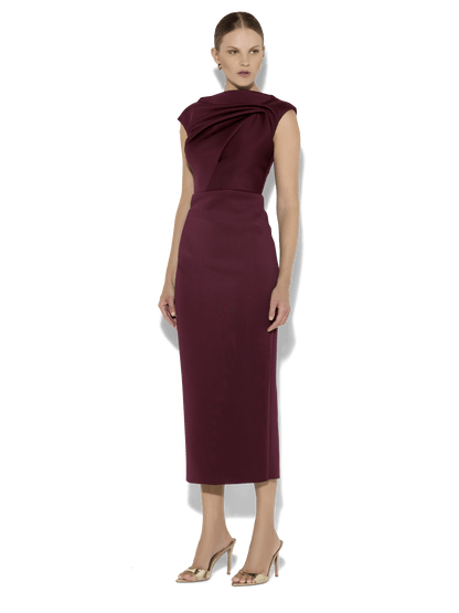 Anya Merlot Cocktail Dress