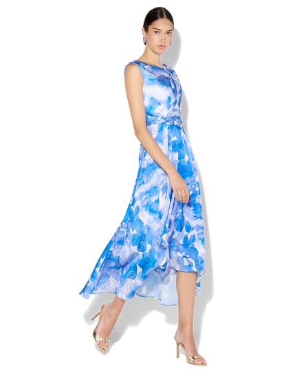 Alaya Sapphire Floral Print Dress