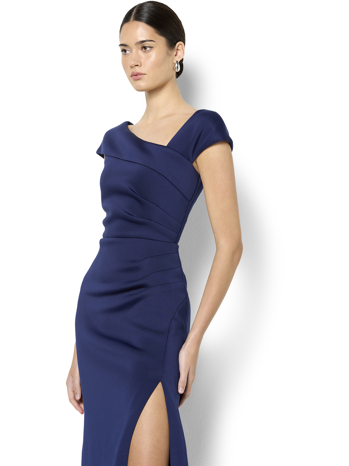 Aleena Navy Scuba Gown