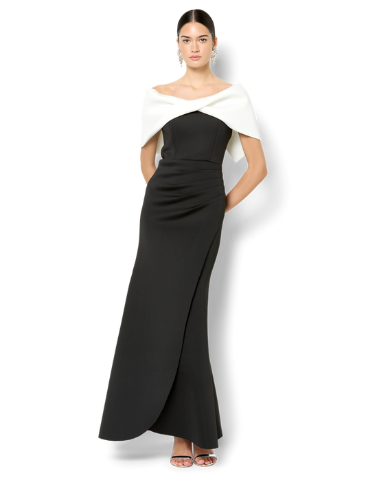 Amari Duotone Off The Shoulder Gown