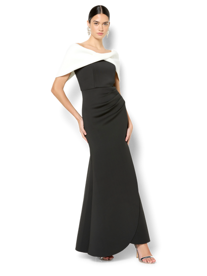 Amari Duotone Off The Shoulder Gown