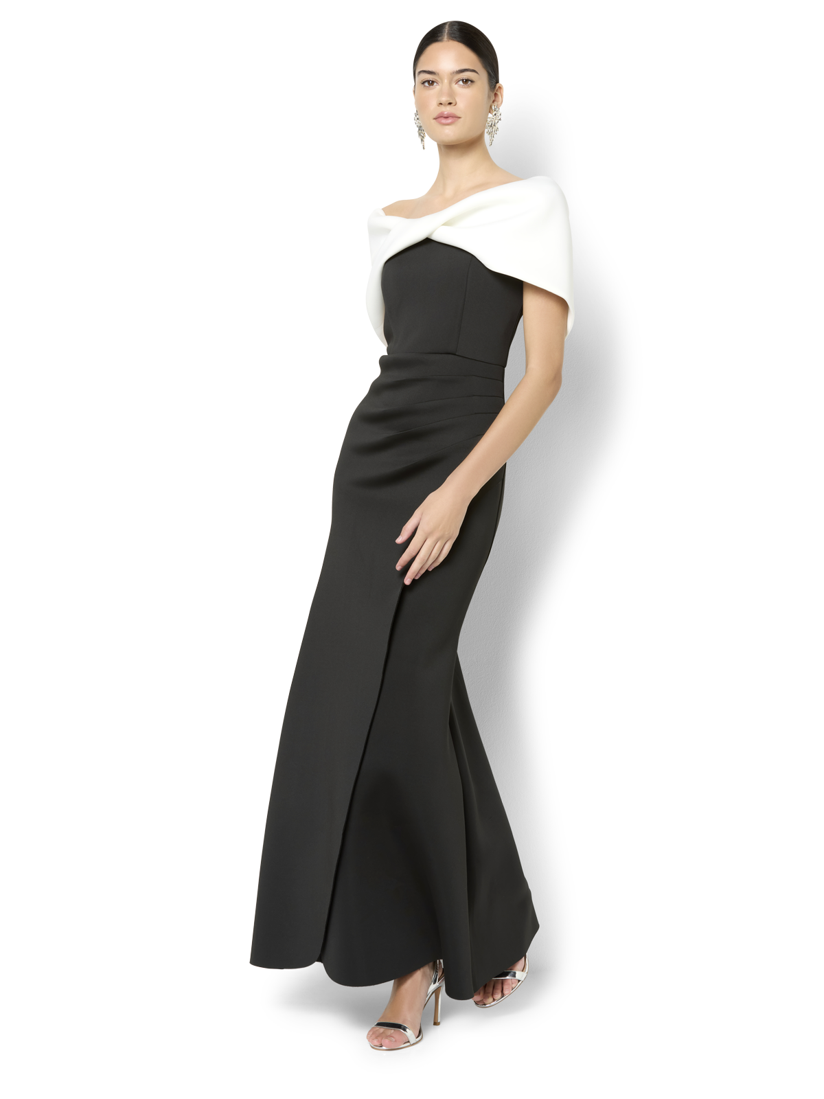 Amari Duotone Off The Shoulder Gown