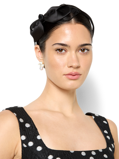 Dorit Black Bow Headband
