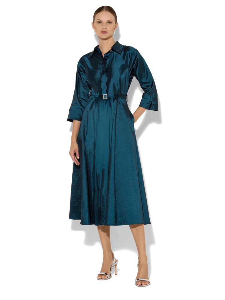 Baci Petrol Cocktail Dress