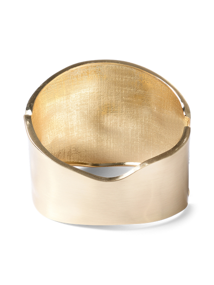 Banks Gold Brushed Bangle