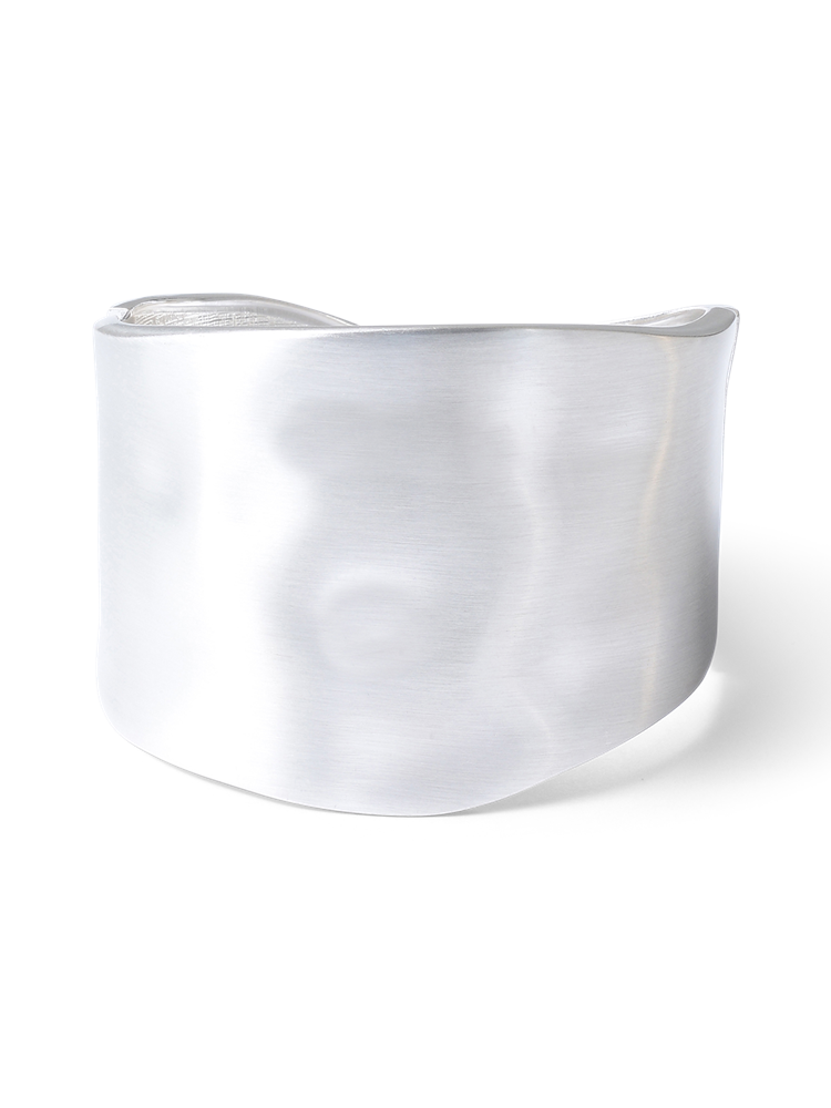 Banks Silver Brushed Bangle