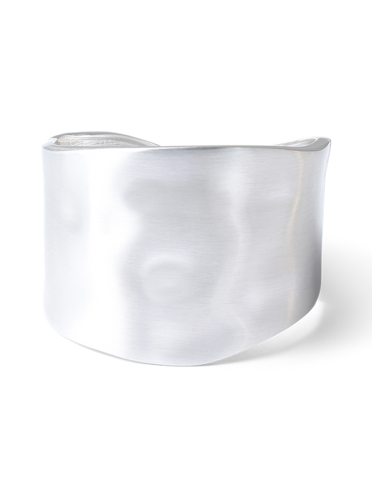 Banks Silver Brushed Bangle