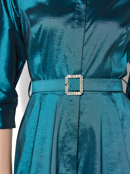 Baci Petrol Cocktail Dress
